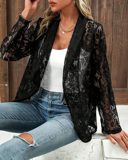 Niki | Elegant Lace Blazer