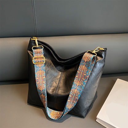 Niki | Women's Large Capacity Tote Bag with Decorative Strap