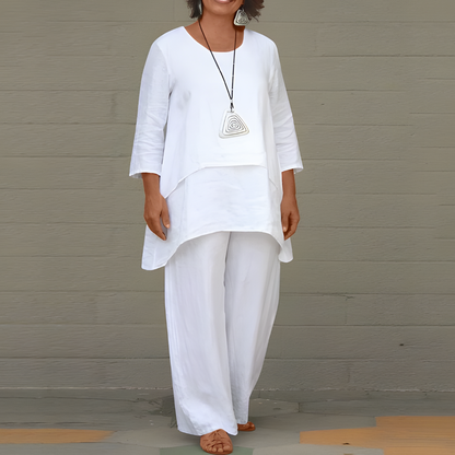 Women's Linen Layered Outfit