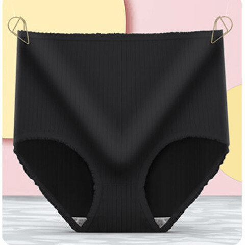 Niki | Women's Leakproof Period Underwear High-Waisted Ribbed