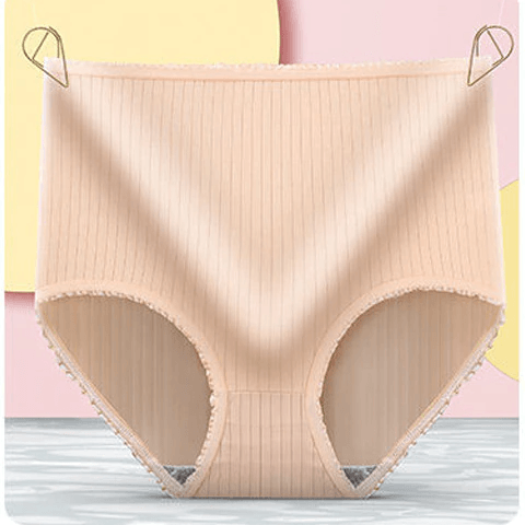 Niki | Women's Leakproof Period Underwear High-Waisted Ribbed