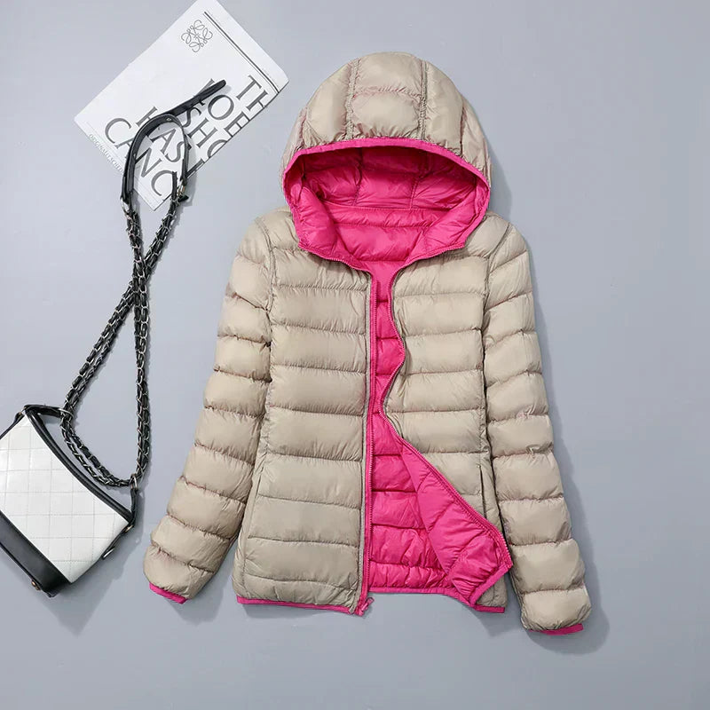 Niki | Women's Hooded Down Puffer Jacket - Light & Warm