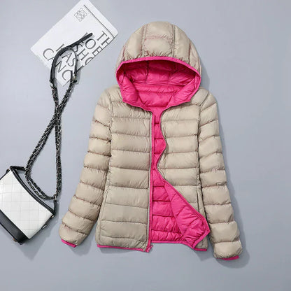 Niki | Women's Hooded Down Puffer Jacket - Light & Warm