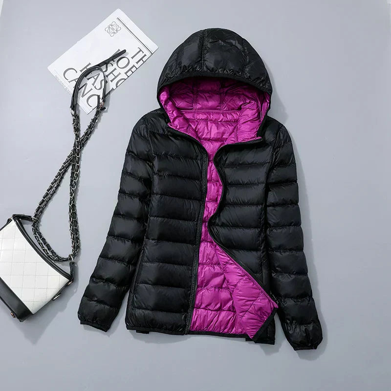 Niki | Women's Hooded Down Puffer Jacket - Light & Warm