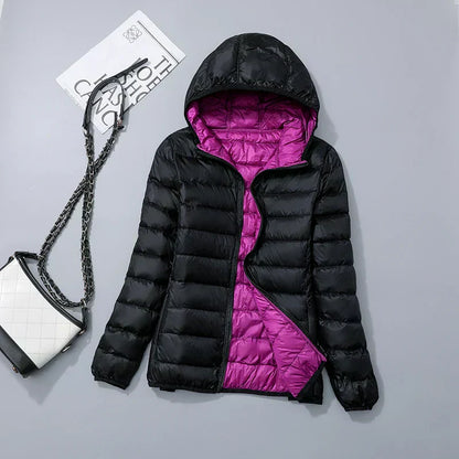 Niki | Women's Hooded Down Puffer Jacket - Light & Warm