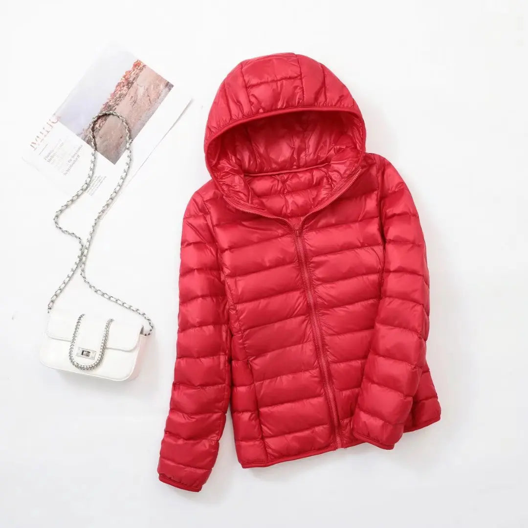 Niki | Women's Hooded Down Puffer Jacket - Light & Warm