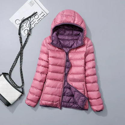 Niki | Women's Hooded Down Puffer Jacket - Light & Warm