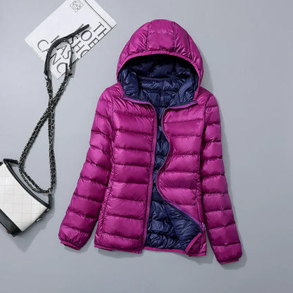 Niki | Women's Hooded Down Puffer Jacket - Light & Warm