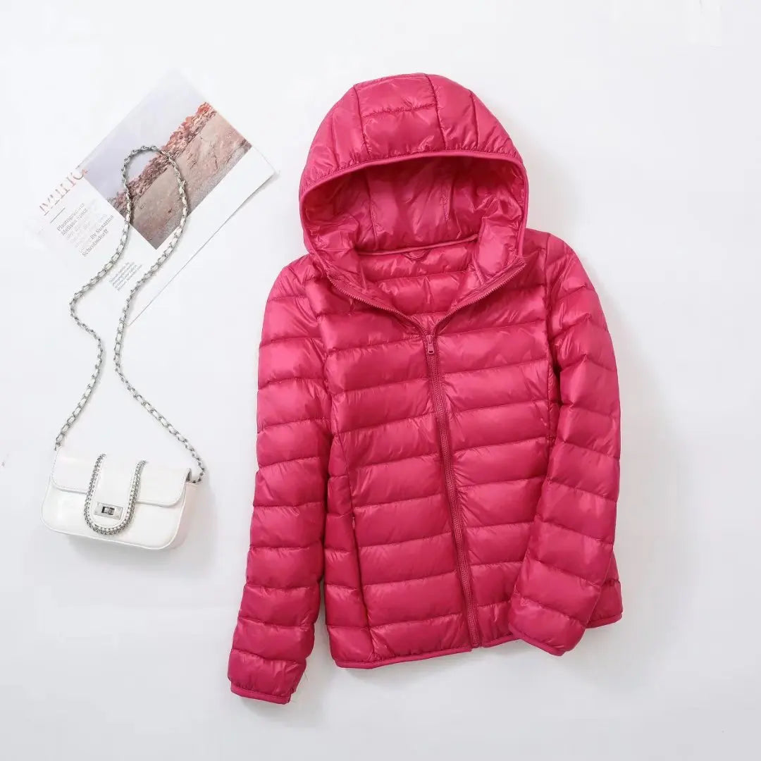 Niki | Women's Hooded Down Puffer Jacket - Light & Warm