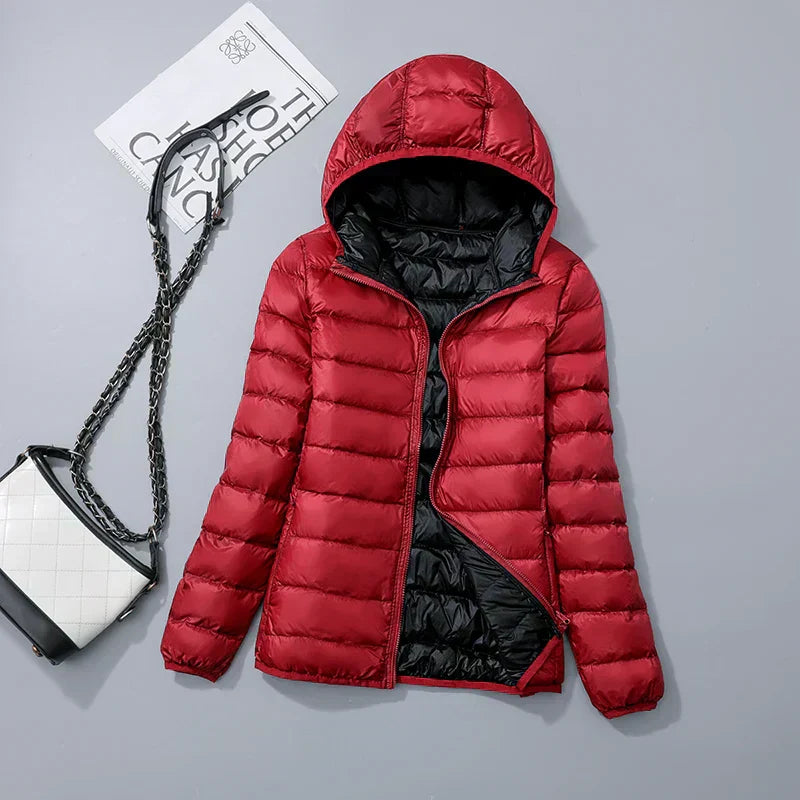 Niki | Women's Hooded Down Puffer Jacket - Light & Warm