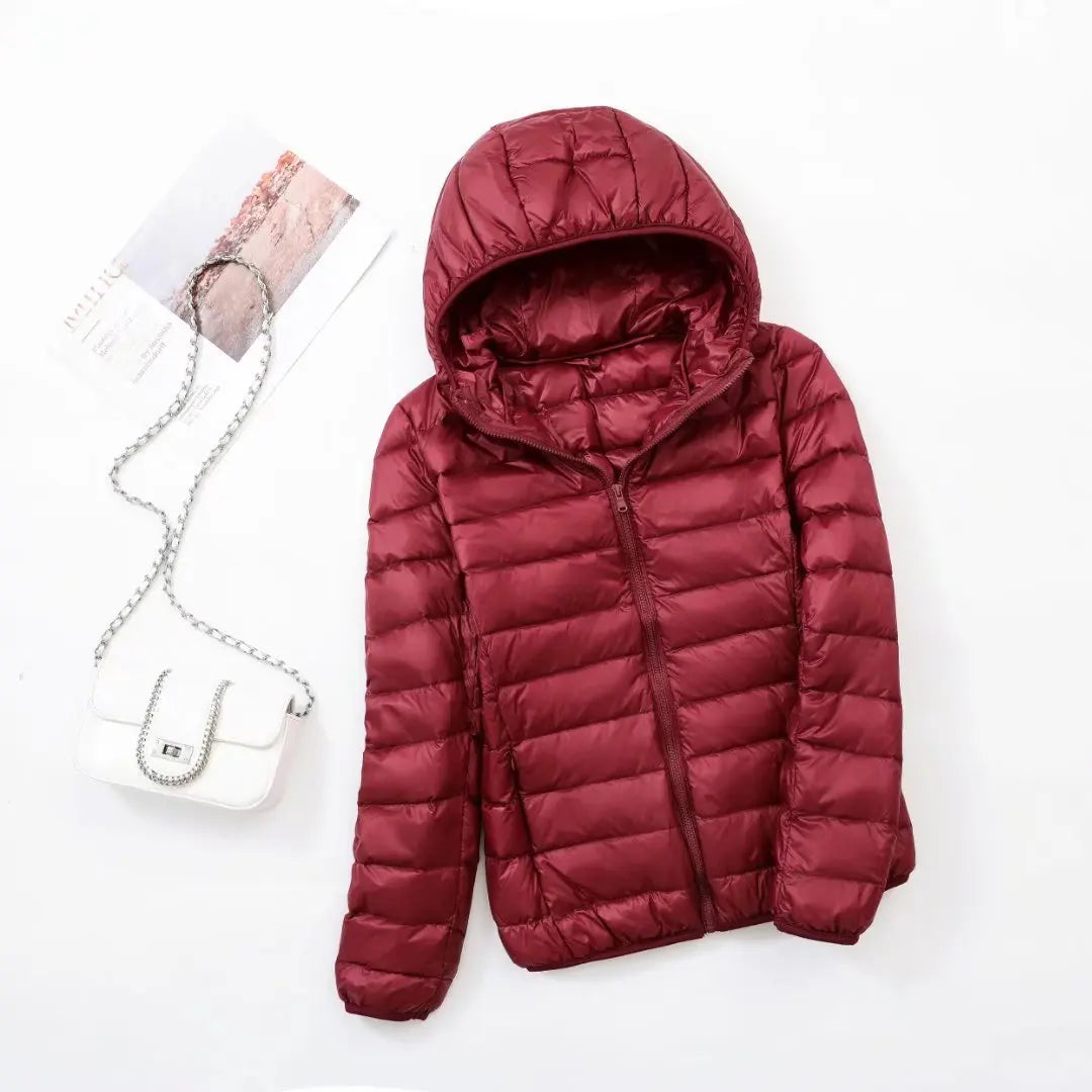 Niki | Women's Hooded Down Puffer Jacket - Light & Warm