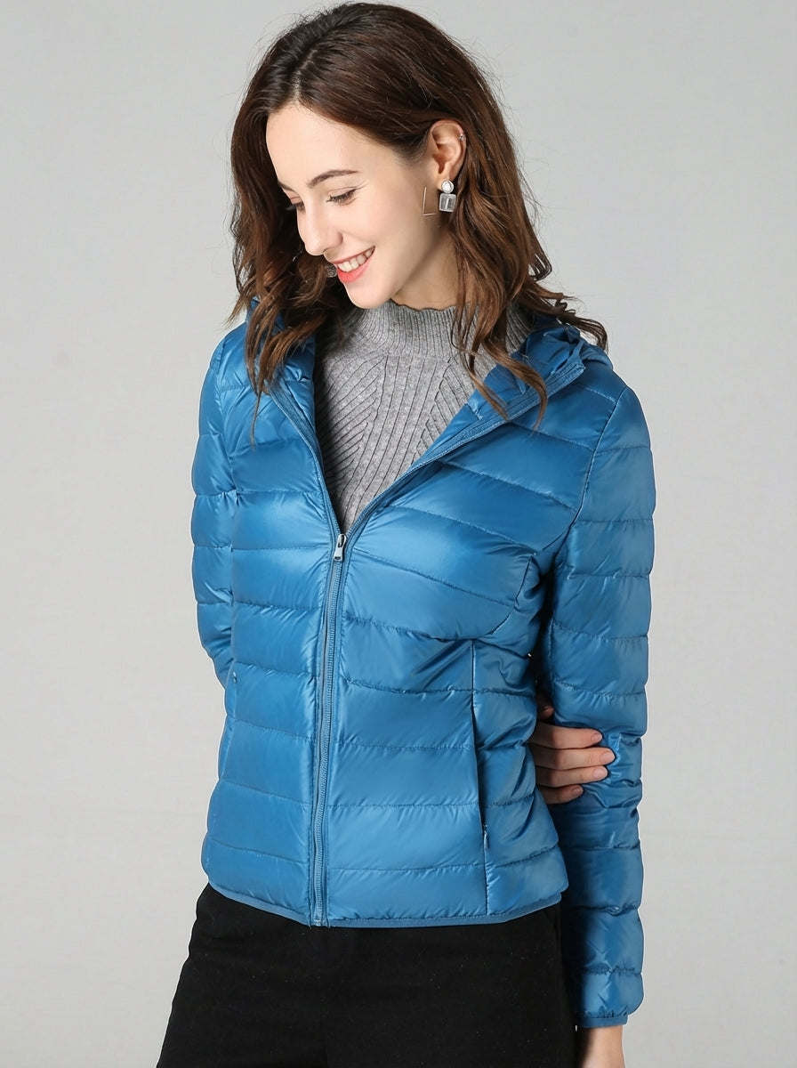 Niki | Women's Hooded Down Puffer Jacket - Light & Warm