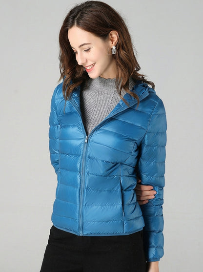Niki | Women's Hooded Down Puffer Jacket - Light & Warm