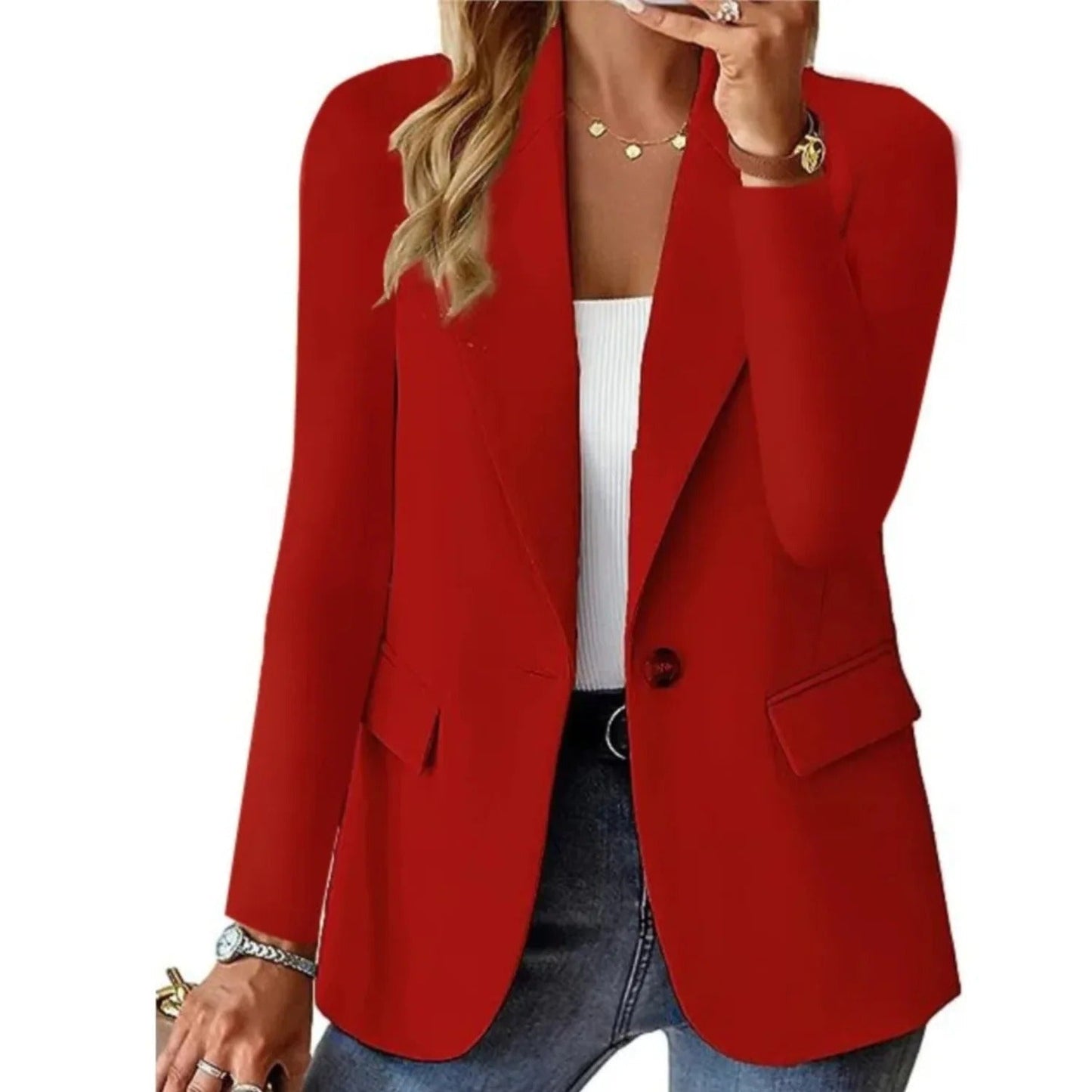 Niki | Women's Versatile Long Sleeve Pocket Blazer