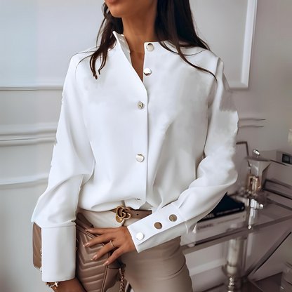 Niki | Women's Long Sleeve Button-Up Shirt