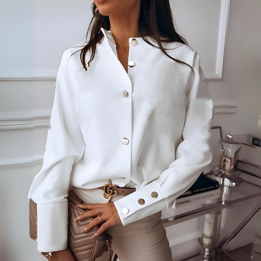 Niki | Women's Long Sleeve Button-Up Shirt