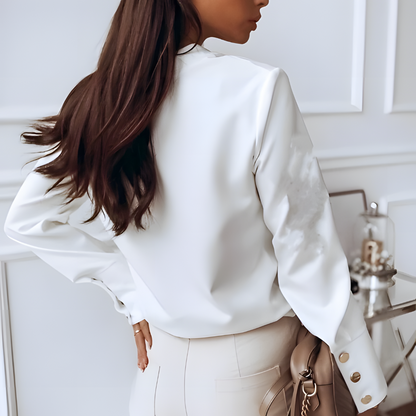 Niki | Women's Long Sleeve Button-Up Shirt