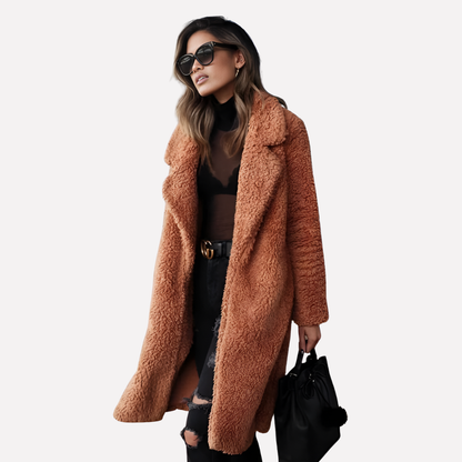 Niki | Cozy Teddy Longline Coat