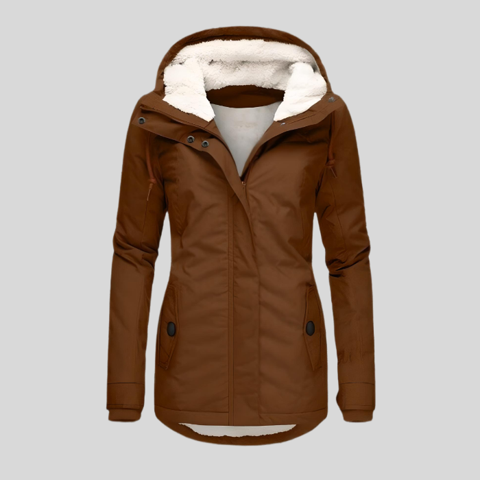Niki | Warm Sherpa Lined Waterproof Parka