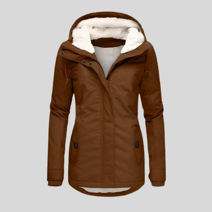 Niki | Warm Sherpa Lined Waterproof Parka