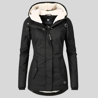 Niki | Warm Sherpa Lined Waterproof Parka