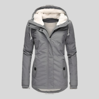 Niki | Warm Sherpa Lined Waterproof Parka