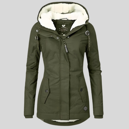 Niki | Warm Sherpa Lined Waterproof Parka