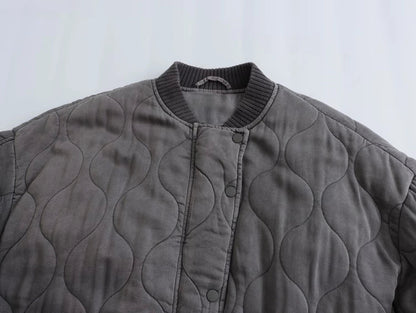Niki | Relaxed Quilted Bomber Jacket