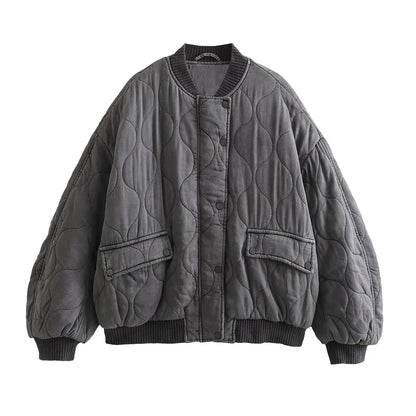 Niki | Relaxed Quilted Bomber Jacket