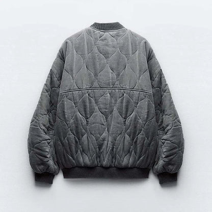 Niki | Relaxed Quilted Bomber Jacket