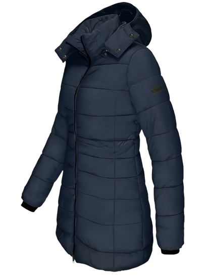 Niki | Women's Mid-Length Insulated Puffer Coat with Hood