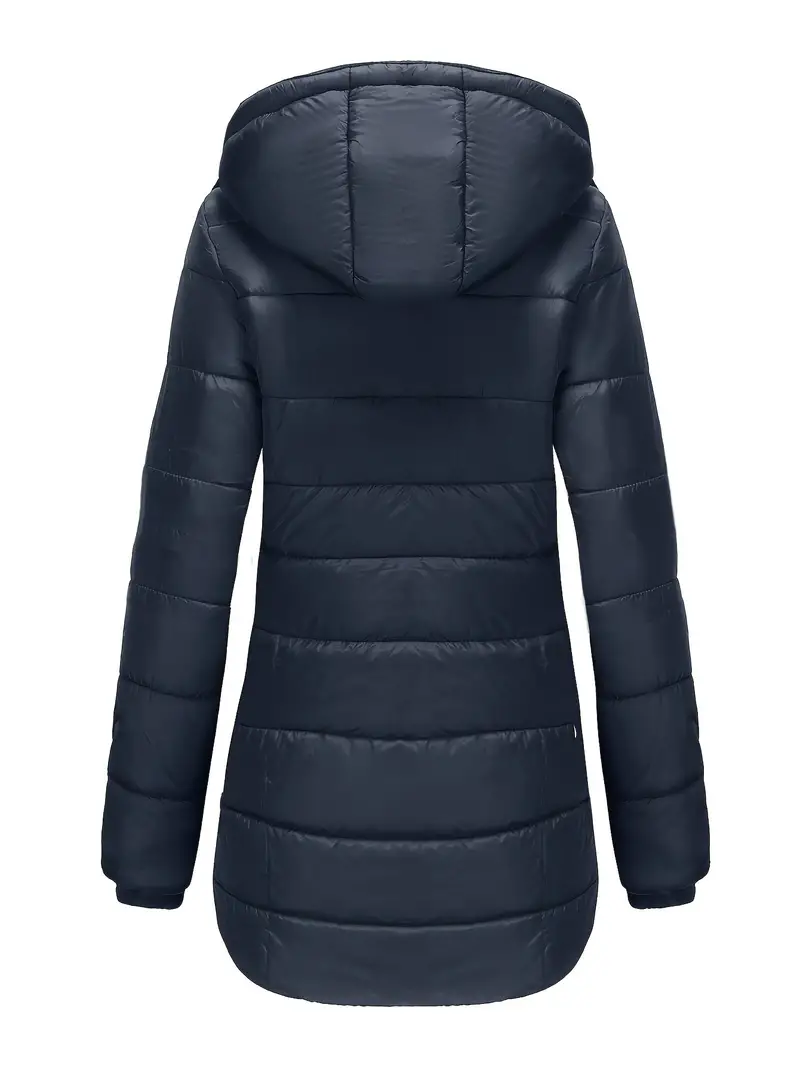 Niki | Women's Mid-Length Insulated Puffer Coat with Hood