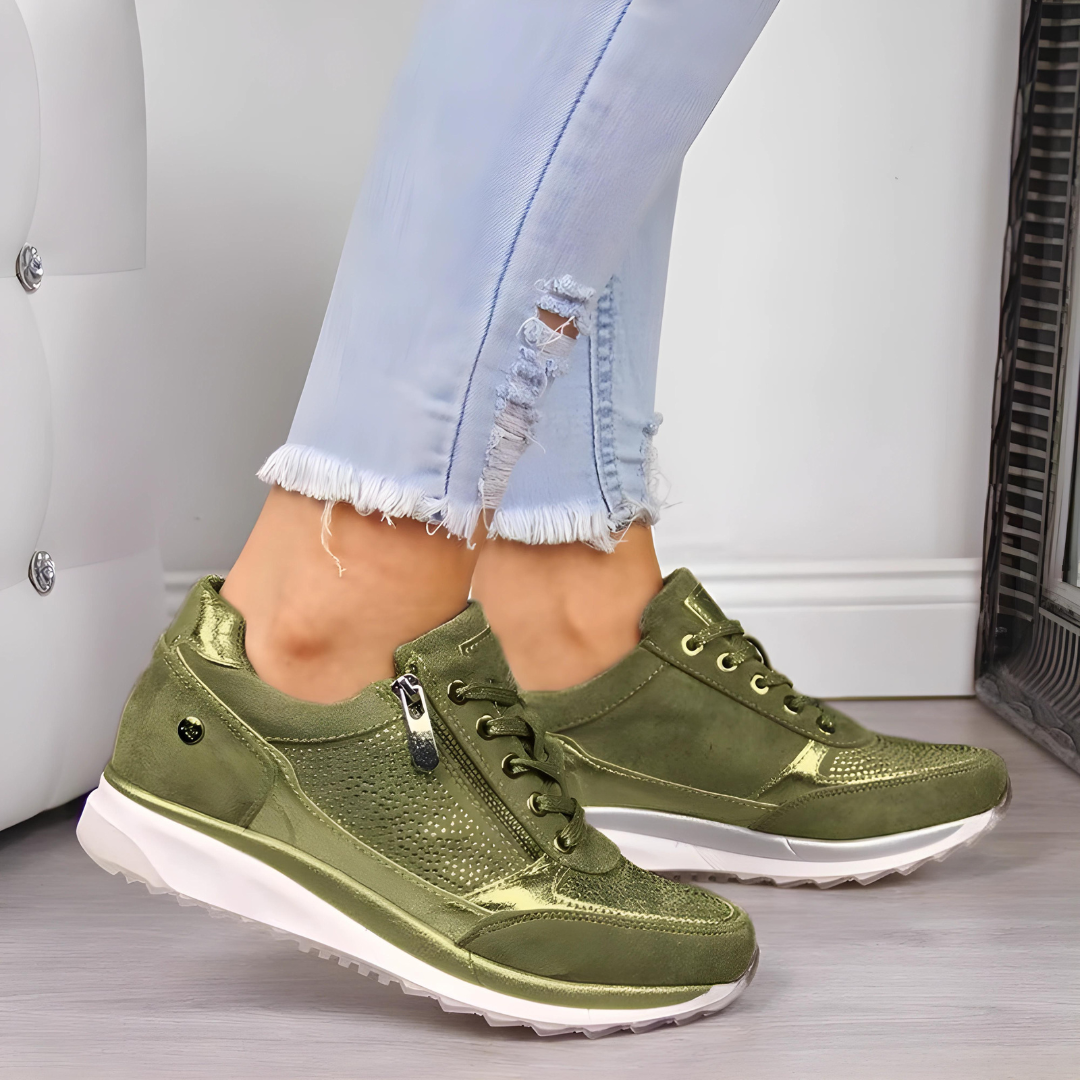 Supportive Zip Sneakers for Everyday Style