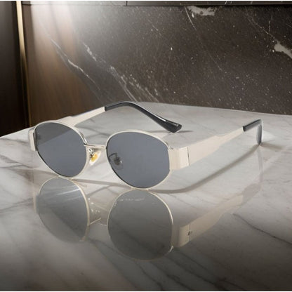Niki | Women's Oval Sunglasses with Contemporary Frames