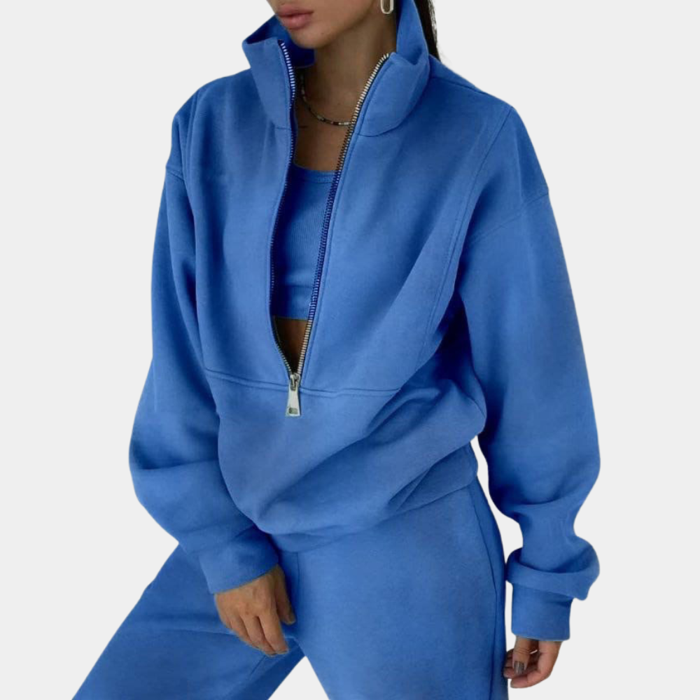 Relaxed Fit Oversized Sweatshirt and Jogger Set