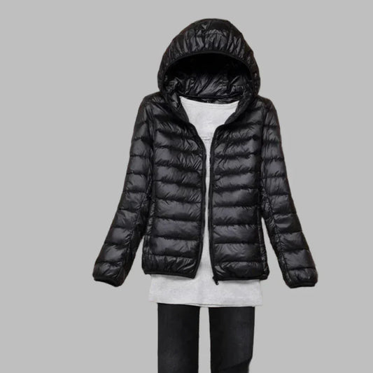 Ultra-Light Hooded Down Jacket, Packable
