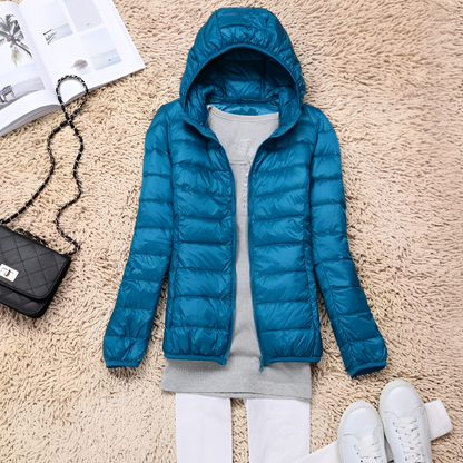 Ultra-Light Hooded Down Jacket, Packable