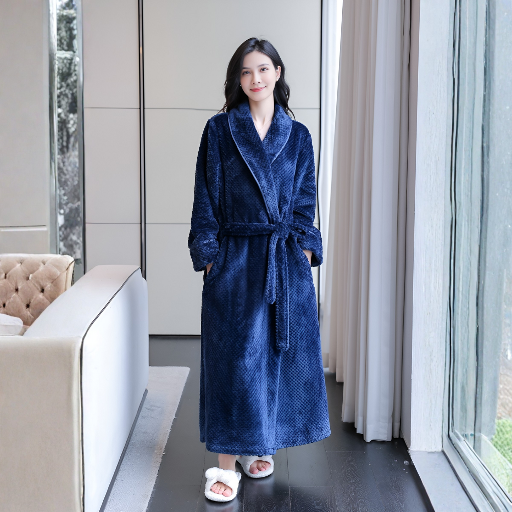 Niki | Plush Hooded Loungewear Robe