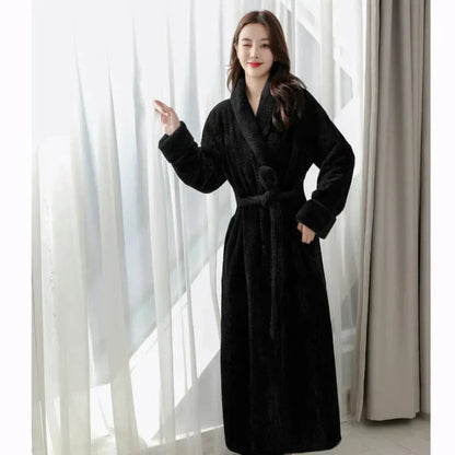 Niki | Plush Hooded Loungewear Robe