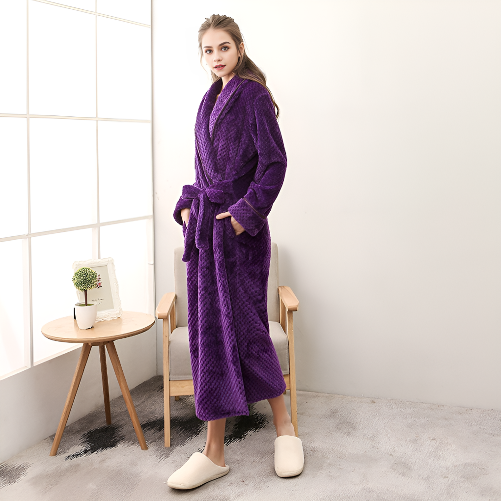 Niki | Plush Hooded Loungewear Robe