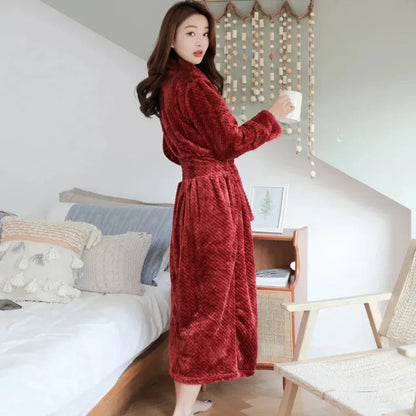 Niki | Plush Hooded Loungewear Robe