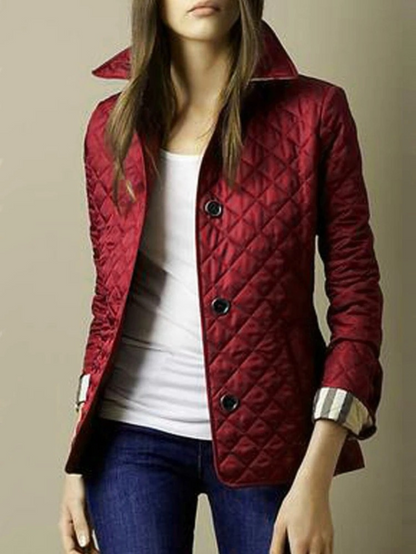 Niki | Lightweight Quilted Snap Jacket