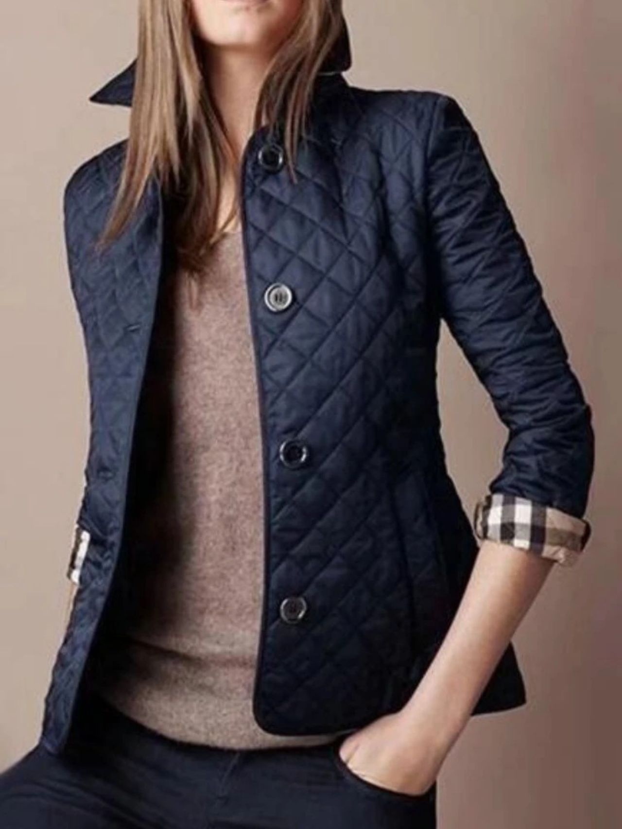 Niki | Lightweight Quilted Snap Jacket