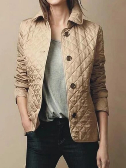Niki | Lightweight Quilted Snap Jacket