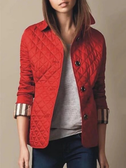 Niki | Lightweight Quilted Snap Jacket