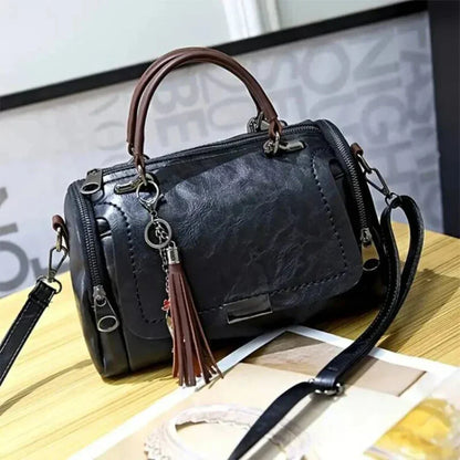 Niki | Women's Satchel Handbag with Tassel Charm