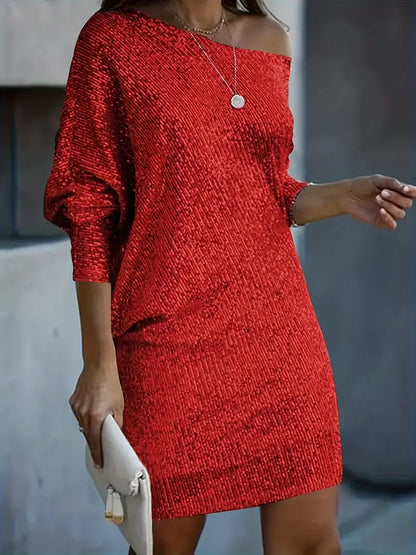 Niki | Glittering Sequin Mini Dress