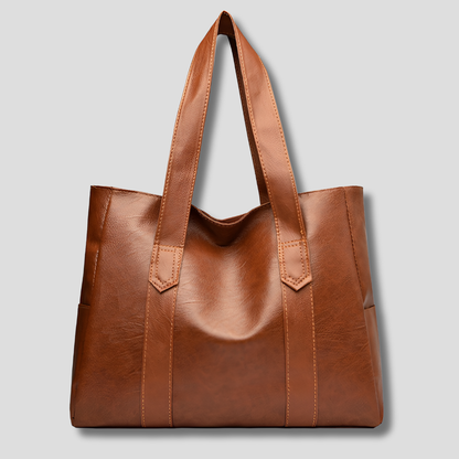 Niki | Women's Shoulder Tote Bag - Vintage Top Handle