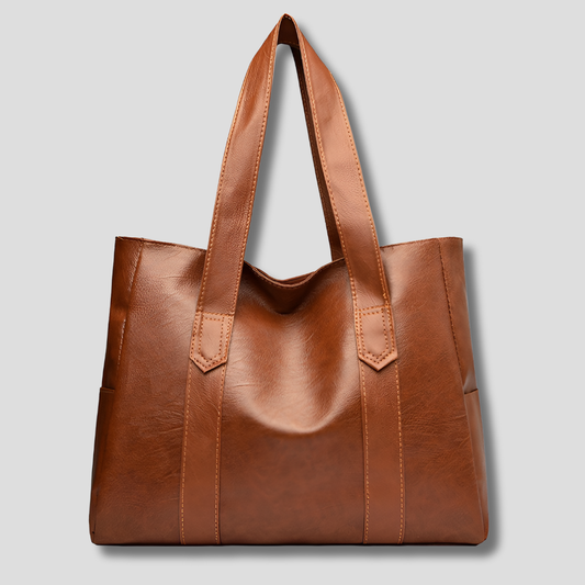 Niki | Women's Shoulder Tote Bag - Vintage Top Handle