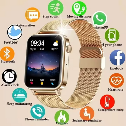 Niki | Women's Smartwatch: Touchscreen with Fitness Tracker
